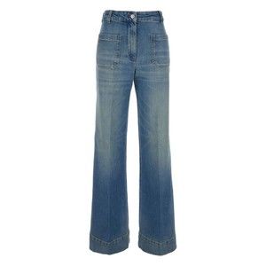 Victoria Beckham High-Rise Flared Jeans With Five-Pocket Design - NWT